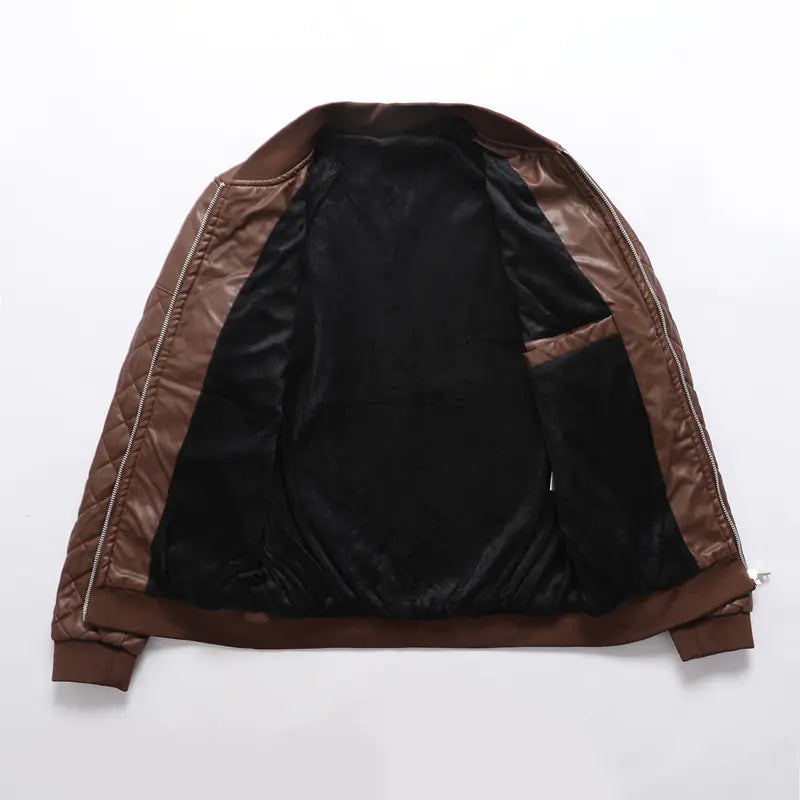 CitySlick Men's Leather Look Jacket