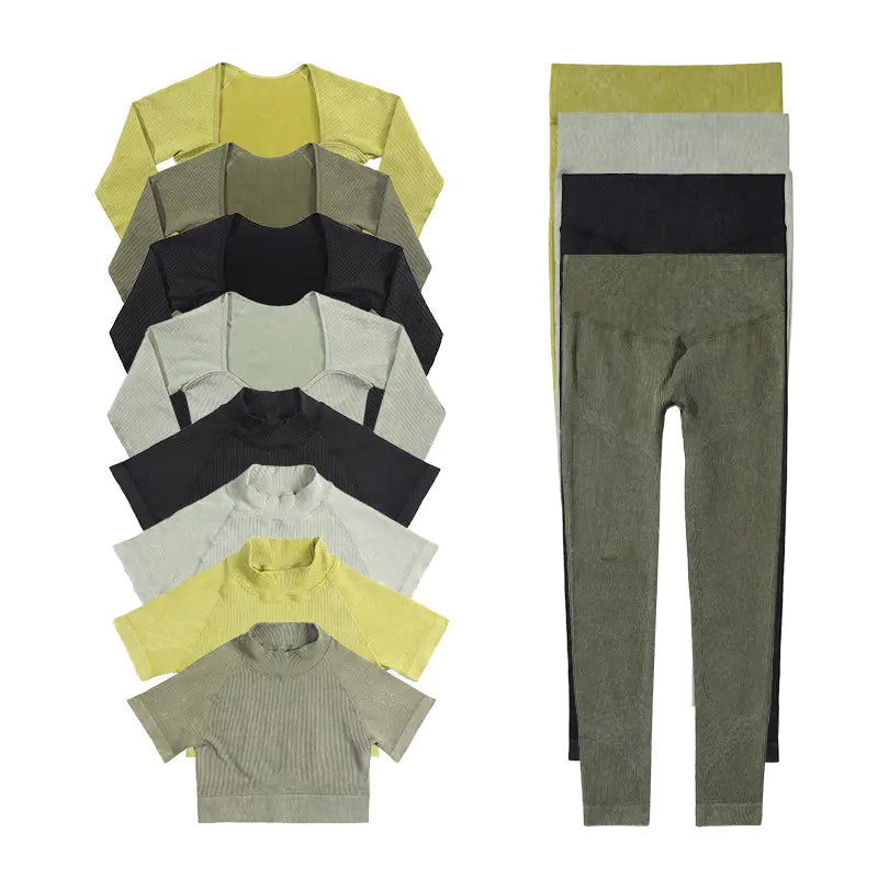 FlexiComfort Women's Yoga Set with Designer Back